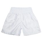 All White Satin Boxing Short - Image 2