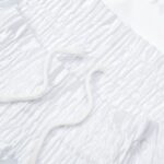 All White Satin Boxing Short - Image 3