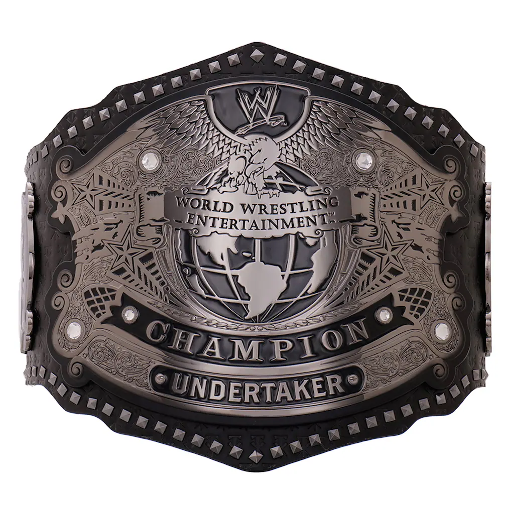 2601 The Undertaker 35 Years American Badass Signature Series Championship Title Belt - Image 1