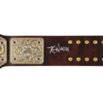 Kevin Nash WWE Autographed Big Gold World Heavyweight Championship Replica Title Belt - Image 2